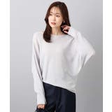 ラメ入りドルマンスリーブ畦編みニット/洗える | MK MICHEL KLEIN | 詳細画像15 