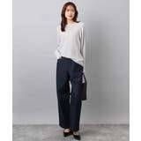 ラメ入りドルマンスリーブ畦編みニット/洗える | MK MICHEL KLEIN | 詳細画像16 