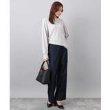 ラメ入りドルマンスリーブ畦編みニット/洗える | MK MICHEL KLEIN | 詳細画像18 