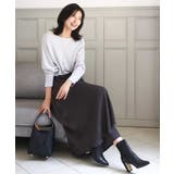 ラメ入りドルマンスリーブ畦編みニット/洗える | MK MICHEL KLEIN | 詳細画像25 