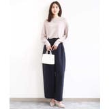 ラメ入りドルマンスリーブ畦編みニット/洗える | MK MICHEL KLEIN | 詳細画像30 