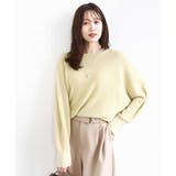 ラメ入りドルマンスリーブ畦編みニット/洗える | MK MICHEL KLEIN | 詳細画像33 