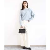 ラメ入りドルマンスリーブ畦編みニット/洗える | MK MICHEL KLEIN | 詳細画像38 