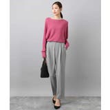 ラメ入りドルマンスリーブ畦編みニット/洗える | MK MICHEL KLEIN | 詳細画像4 