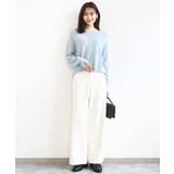 ラメ入りドルマンスリーブ畦編みニット/洗える | MK MICHEL KLEIN | 詳細画像41 