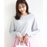 ラメ入りドルマンスリーブ畦編みニット/洗える | MK MICHEL KLEIN | 詳細画像42 