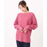 ラメ入りドルマンスリーブ畦編みニット/洗える | MK MICHEL KLEIN | 詳細画像53 