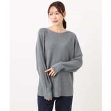 ラメ入りドルマンスリーブ畦編みニット/洗える | MK MICHEL KLEIN | 詳細画像59 