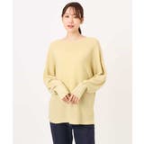 ラメ入りドルマンスリーブ畦編みニット/洗える | MK MICHEL KLEIN | 詳細画像65 