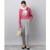 ラメ入りドルマンスリーブ畦編みニット/洗える | MK MICHEL KLEIN | 詳細画像9 