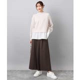 レイヤードデザインチュニックニット/洗える | MK MICHEL KLEIN | 詳細画像13 