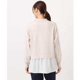 レイヤードデザインチュニックニット/洗える | MK MICHEL KLEIN | 詳細画像22 