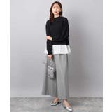 レイヤードデザインチュニックニット/洗える | MK MICHEL KLEIN | 詳細画像33 