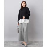 レイヤードデザインチュニックニット/洗える | MK MICHEL KLEIN | 詳細画像34 