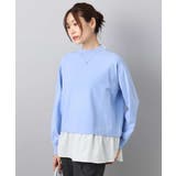 レイヤードデザインチュニックニット/洗える | MK MICHEL KLEIN | 詳細画像5 