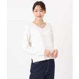 ツィーディーVネックニット/洗える | MK MICHEL KLEIN | 詳細画像20 