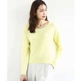 ツィーディーVネックニット/洗える | MK MICHEL KLEIN | 詳細画像9 