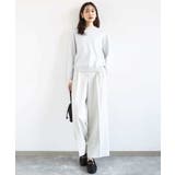 レースデザインコンパクトニット/洗える | MK MICHEL KLEIN | 詳細画像15 