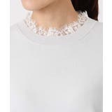 レースデザインコンパクトニット/洗える | MK MICHEL KLEIN | 詳細画像28 