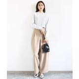 レースデザインコンパクトニット/洗える | MK MICHEL KLEIN | 詳細画像8 