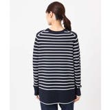 柄編みボーダーニット | MK MICHEL KLEIN | 詳細画像14 