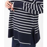 柄編みボーダーニット | MK MICHEL KLEIN | 詳細画像18 