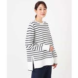 柄編みボーダーニット | MK MICHEL KLEIN | 詳細画像20 