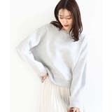 スウェットライククルーネックニット/洗える | MK MICHEL KLEIN | 詳細画像10 