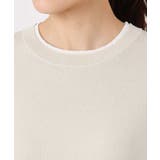 スウェットライククルーネックニット/洗える | MK MICHEL KLEIN | 詳細画像22 