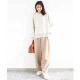 スウェットライクニットフーディー/洗える | MK MICHEL KLEIN | 詳細画像8 