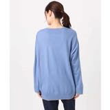 配色ラインVネックニット/洗える | MK MICHEL KLEIN | 詳細画像16