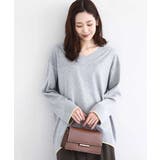 配色ラインVネックニット/洗える | MK MICHEL KLEIN | 詳細画像6