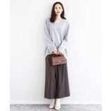 配色ラインVネックニット/洗える | MK MICHEL KLEIN | 詳細画像7