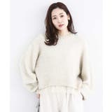 ミニフリルデザインキラキラニット/洗える | MK MICHEL KLEIN | 詳細画像1 