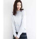 ライトグレー | キラキラ ラメニットプルオーバー/洗える | MK MICHEL KLEIN