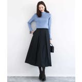 千鳥格子柄シフォンレイヤード風ハイゲージニット/洗える | MK MICHEL KLEIN | 詳細画像13 