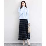 シャドーボーダー調ドルマンニット/洗える | MK MICHEL KLEIN | 詳細画像17