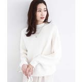 シャドーボーダー調ドルマンニット/洗える | MK MICHEL KLEIN | 詳細画像2