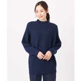 シャドーボーダー調ドルマンニット/洗える | MK MICHEL KLEIN | 詳細画像25