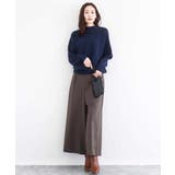 シャドーボーダー調ドルマンニット/洗える | MK MICHEL KLEIN | 詳細画像8