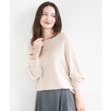 テープヤーンドルマンニット/洗える | MK MICHEL KLEIN | 詳細画像5