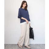 ハイゲージニット×裾レースタンクトップセット/洗える | MK MICHEL KLEIN | 詳細画像5