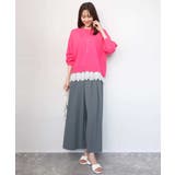 ハイゲージニット×裾レースタンクトップセット/洗える | MK MICHEL KLEIN | 詳細画像9