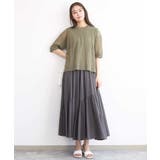 ワイドリブシアーニット×タンクトップ ツインセット/洗える | MK MICHEL KLEIN | 詳細画像5