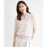 [洗える]衿付きスキッパーデザインニット | MK MICHEL KLEIN | 詳細画像17 