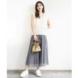 ラメシャギーニットジレ/前後2way/洗える | MK MICHEL KLEIN | 詳細画像3 