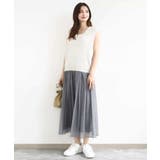 ラメシャギーニットジレ/前後2way/洗える | MK MICHEL KLEIN | 詳細画像4 