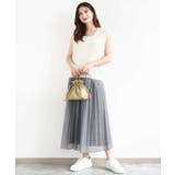 ラメシャギーニットジレ/前後2way/洗える | MK MICHEL KLEIN | 詳細画像5 