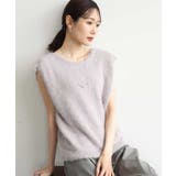 [洗える]前後2wayシャギーニットジレ | MK MICHEL KLEIN | 詳細画像7 