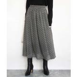 チェック柄シフォンスカート/洗える | MK MICHEL KLEIN | 詳細画像2 